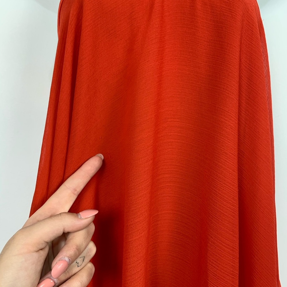 NWT Alice + Olivia Tish Tie-Neck Handkerchief Top - Picture 7 of 8